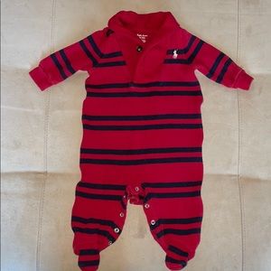 Absolutely adorable Ralph Lauren Cotton Coverall 3 mos.